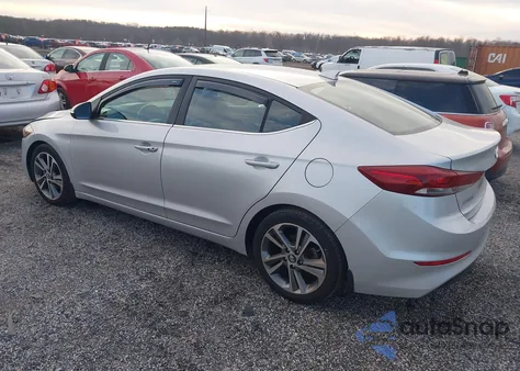 2018 Hyundai Elantra Limited from USA, damaged, VIN 5NPD84LF4JH293312